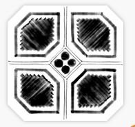 Vives Vodevil Octogono Variette Sombra 20x20 - фото, изображение товара в интернет-магазине Felicita-crimea.ru, Симферополь, Крым