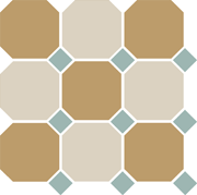 Гранит керамический 4403+16 OCT13-A Yellow 03 White 16 OCTAGON/Turquoise 13 Dots 30x30 см - фото, изображение товара в интернет-магазине Felicita-crimea.ru, Симферополь, Крым