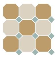 Topcer керамогранитный ковер Octagon 4403 Yellow 03 White 16 OCTAGON/Turquoise 13 Dots 30x30 см - фото, изображение товара в интернет-магазине Felicita-crimea.ru, Симферополь, Крым